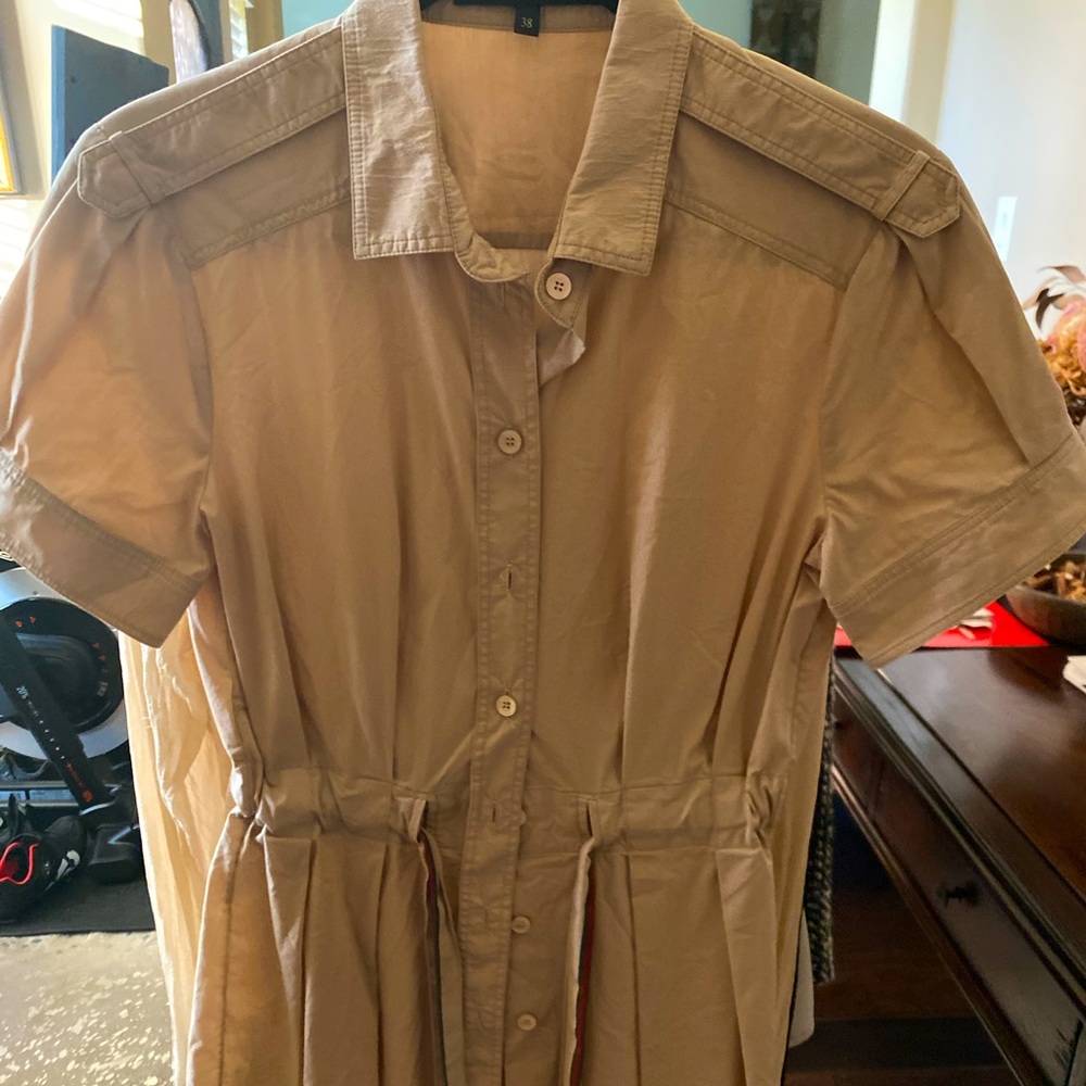 Authentic Gucci button down collared blouse